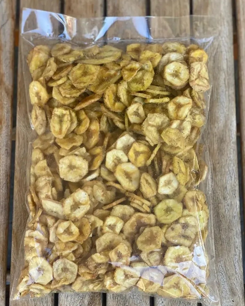 Pacote de Chips de Banana Salgada AlphaCroc