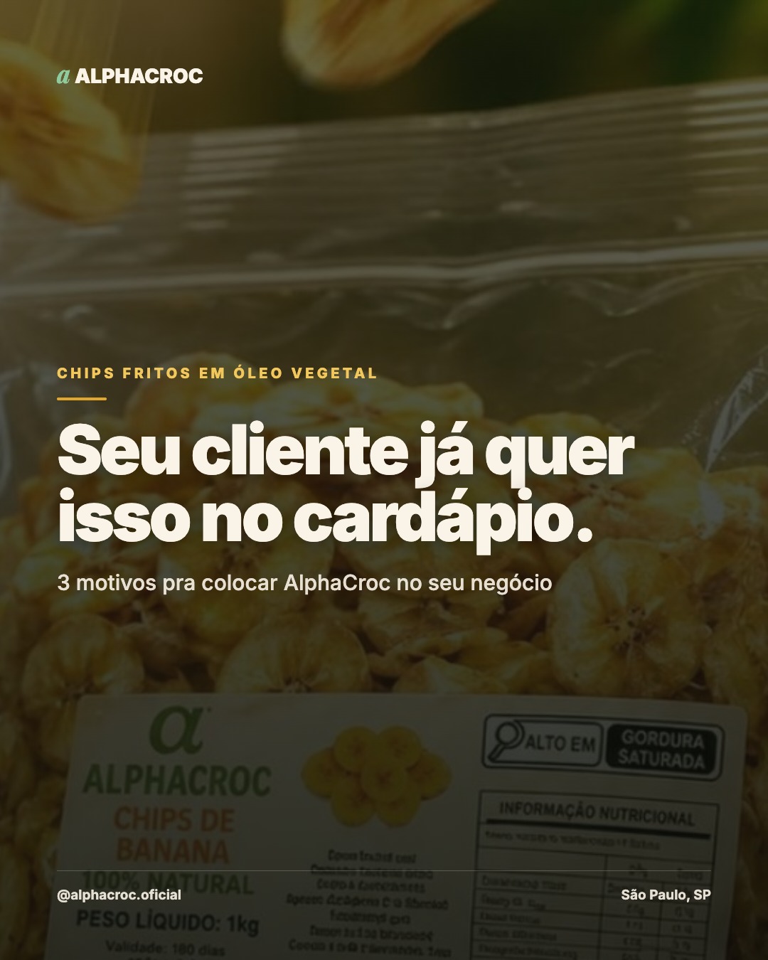 Slide 1 do carrossel AlphaCroc